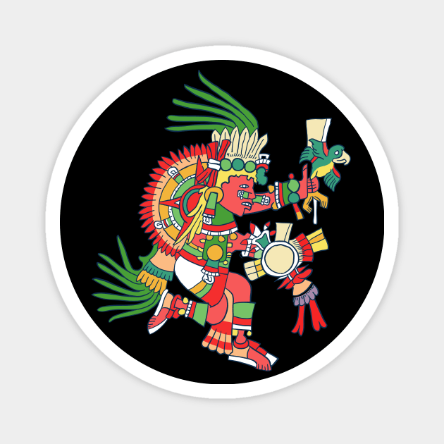 Tonatiuh, Aztec sun God Magnet by StabbedHeart